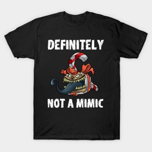 Roleplaying Mimic Creature RPG Joke Meme DM PnP Christmas T-Shirt